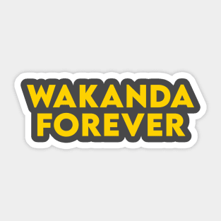 WAKANDA FOREVER Sticker